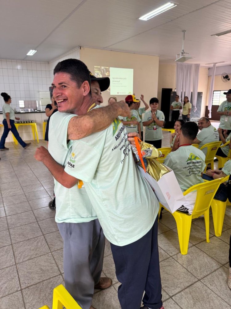 Ação de inclusão na APAE de Iperó