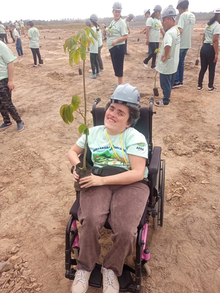 Ação de inclusão na APAE de Iperó