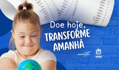 APAE Mogi das Cruzes lança gincana “Doe hoje, transforme amanhã” para ampliar arrecadação com cupons fiscais