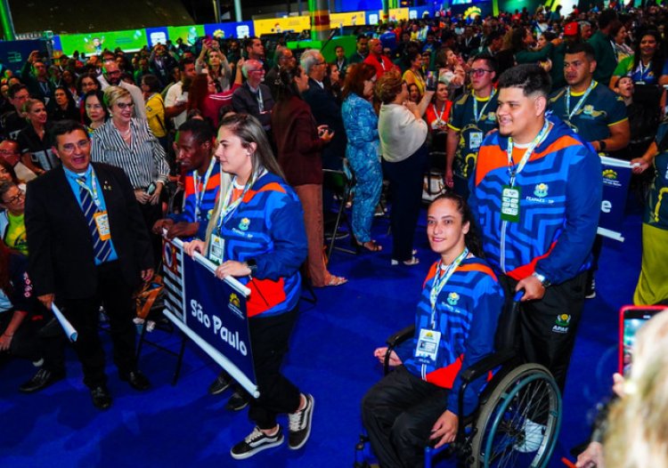 Delegação do Estado de São Paulo inicia com entusiasmo sua participação nos jogos da XXIV Olimpíadas Especiais das APAEs