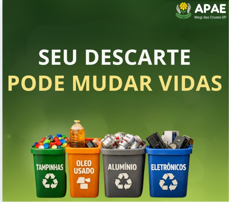 APAE de Mogi transforma descarte em recursos para atendimentos