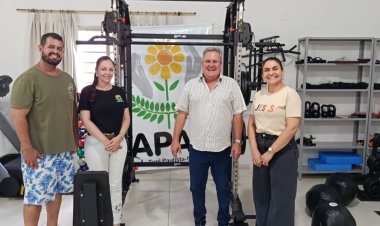 Visita técnica do Consultor Externo do CONDECA/SP à APAE de Tupi Paulista