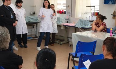 APAE de Mogi das Cruzes realiza palestra sobre descarte correto de medicamentos em parceria com curso de Farmácia da Braz Cubas