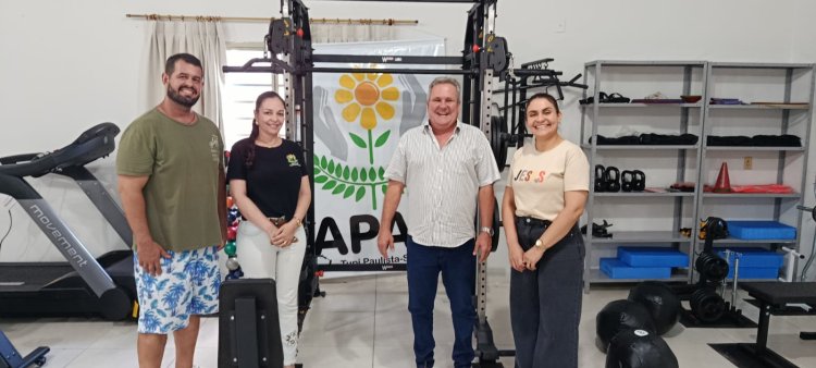 Visita técnica do Consultor Externo do CONDECA/SP à APAE de Tupi Paulista