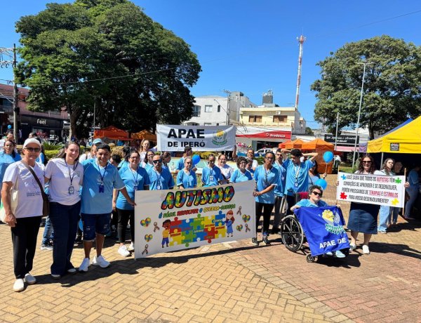 Caminhada Autismo na APAE de Iperó