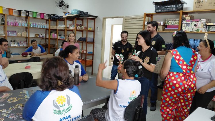 Páscoa na APAE de Tupi Paulista, ainda mais doce e cheia de alegria