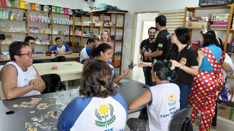 Páscoa na APAE de Tupi Paulista, ainda mais doce e cheia de alegria