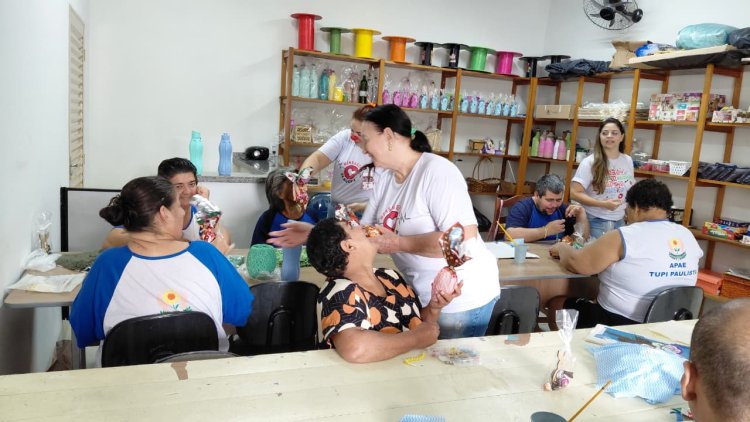 Páscoa na APAE de Tupi Paulista, ainda mais doce e cheia de alegria