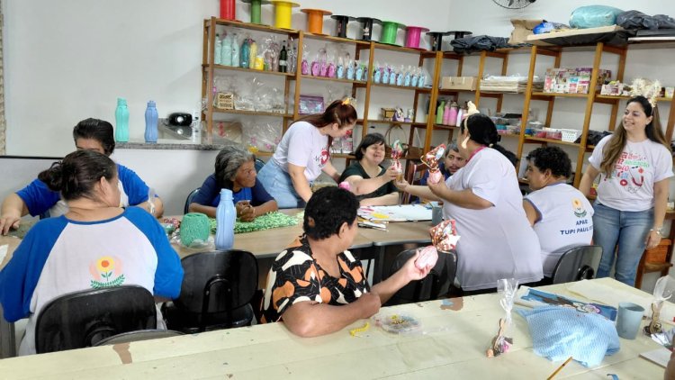 Páscoa na APAE de Tupi Paulista, ainda mais doce e cheia de alegria
