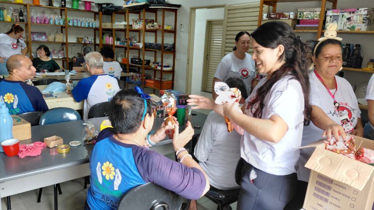 Páscoa na APAE de Tupi Paulista, ainda mais doce e cheia de alegria