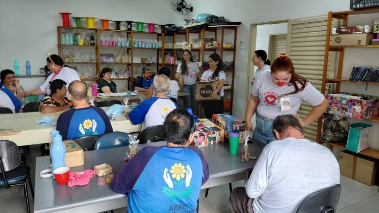 Páscoa na APAE de Tupi Paulista, ainda mais doce e cheia de alegria