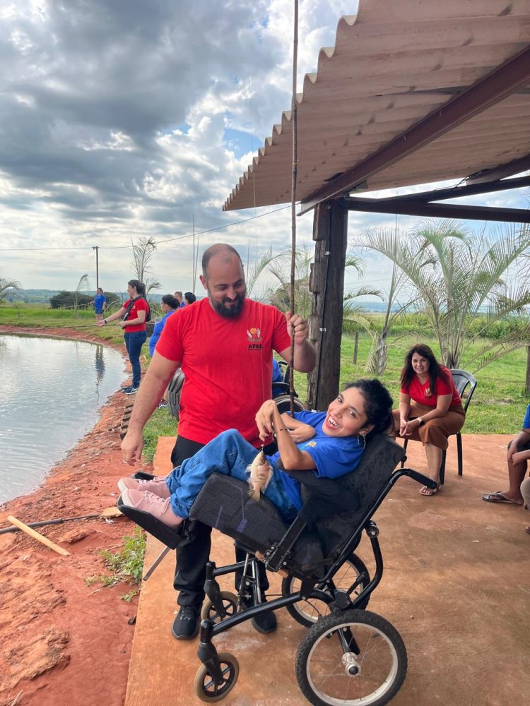 APAE de General Salgado promove celebração de Páscoa com integração e contato com a natureza