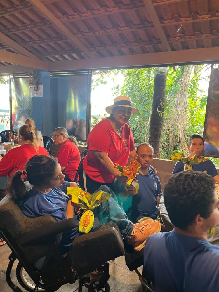 APAE de General Salgado promove celebração de Páscoa com integração e contato com a natureza