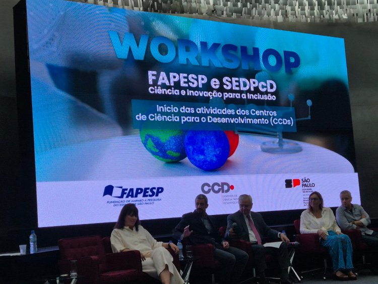 FEAPAES-SP participa de workshop sobre ciência, inovação e inclusão promovido pela FAPESP e SedPcD