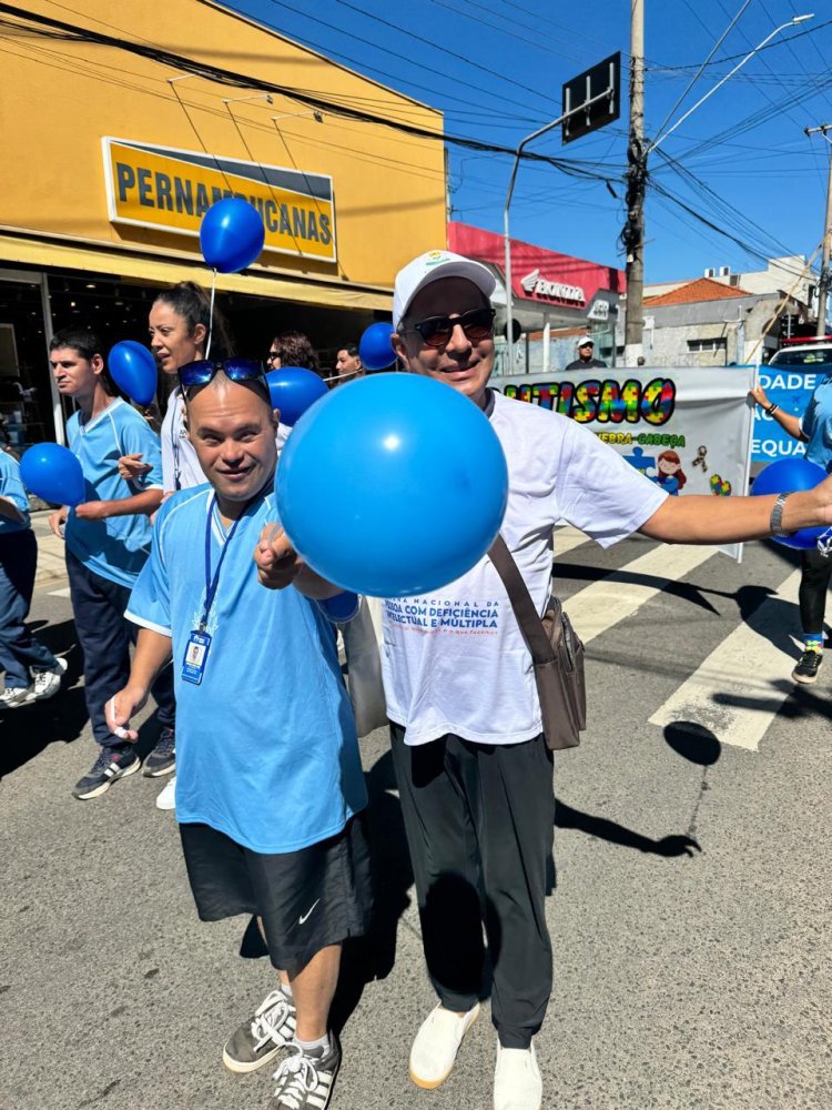 Caminhada Autismo na APAE de Iperó