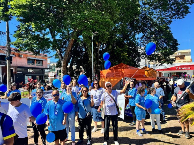 Caminhada Autismo na APAE de Iperó