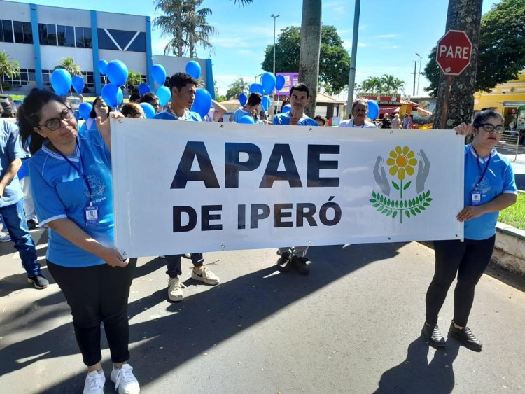 Caminhada Autismo na APAE de Iperó