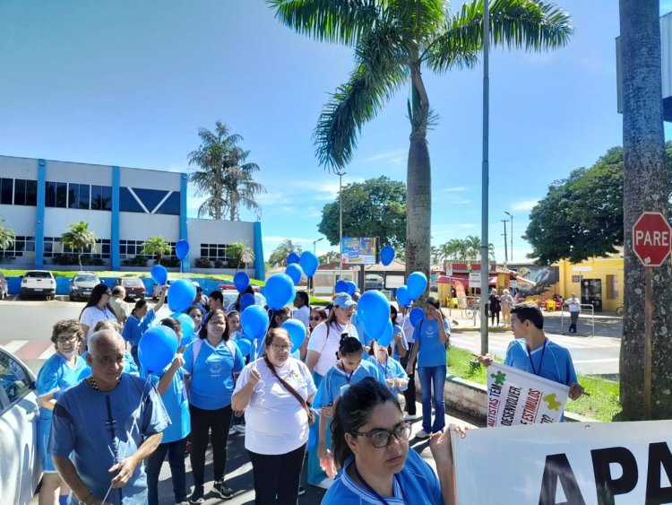 Caminhada Autismo na APAE de Iperó