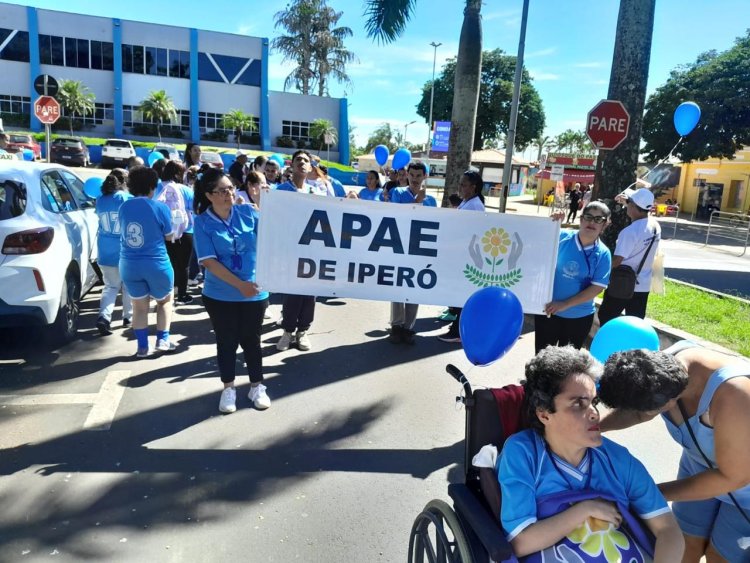 Caminhada Autismo na APAE de Iperó