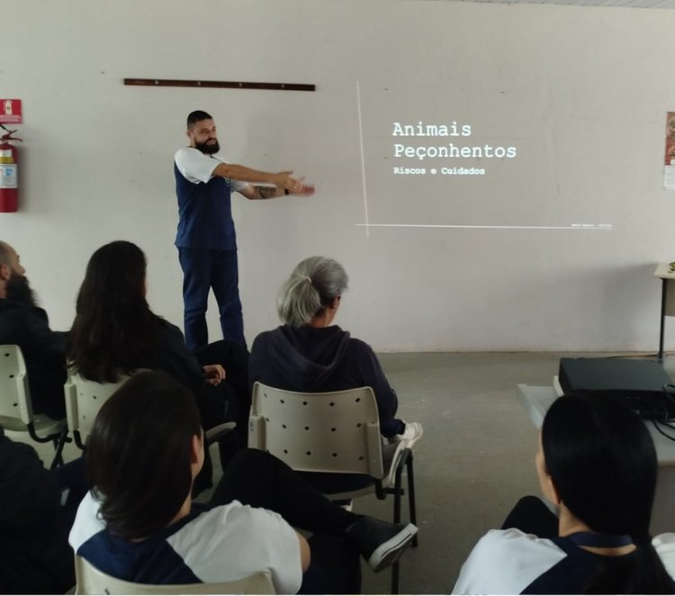 Núcleo Rural da APAE de Mogi promove palestra sobre prevenção de acidentes com animais peçonhentos