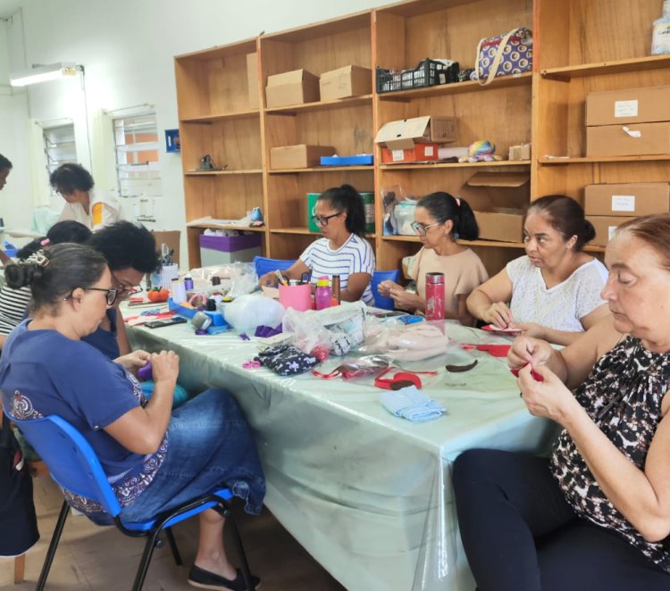 Serviço de Convivência da APAE de Mogi das Cruzes envolve famílias na produção de materiais pedagógicos em feltro