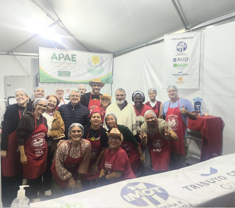APAE de Mogi das Cruzes celebra participação na Festa do Divino Espírito Santo 2026 e agradece apoio da comunidade