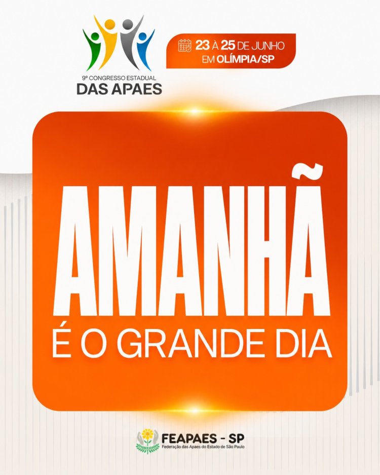 Conhecimento que transforma vidas: Congresso Estadual das APAEs começa amanhã em Olímpia