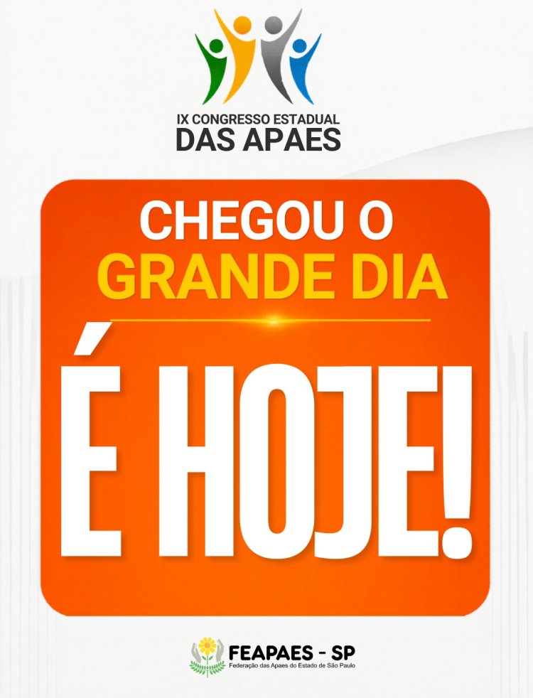 Tudo pronto: Olímpia já vive o clima do IX Congresso Estadual das APAEs