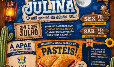 APAE de Mogi das Cruzes participa da Festa Julina do CCMC com barraca de pastéis