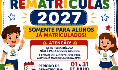 APAE de Mogi das Cruzes entra na última semana de rematrículas para 2027