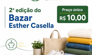 Bazar Esther Casella da APAE de Mogi realiza 2ª edição com todas as peças por R$10