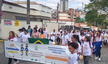 APAE de Mogi leva mais de 300 pessoas às ruas na 16ª Caminhada Solidária