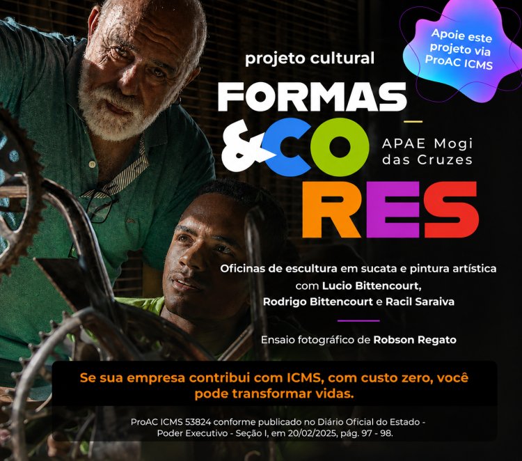Projeto Formas e Cores levará arte, inclusão e sustentabilidade a 55 alunos da APAE de Mogi das Cruzes