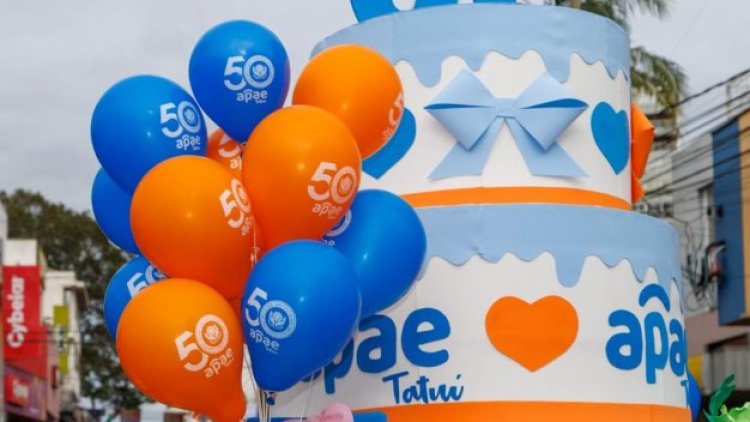 APAE de Tatuí celebra 50 anos no desfile histórico do bicentenário da cidade