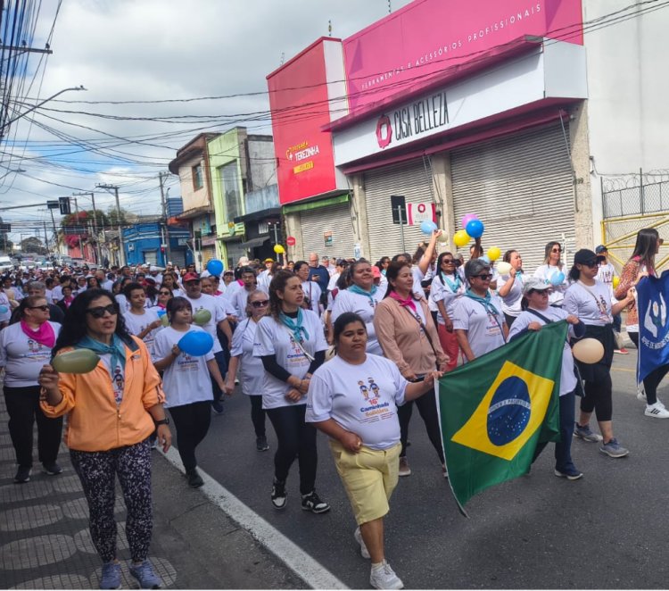 APAE de Mogi leva mais de 300 pessoas às ruas na 16ª Caminhada Solidária