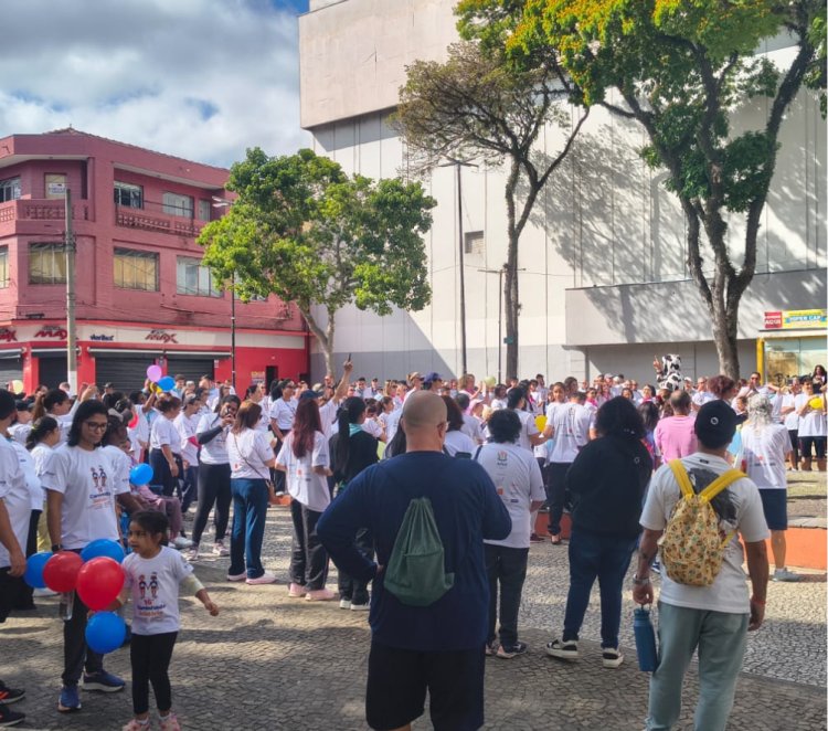 APAE de Mogi leva mais de 300 pessoas às ruas na 16ª Caminhada Solidária