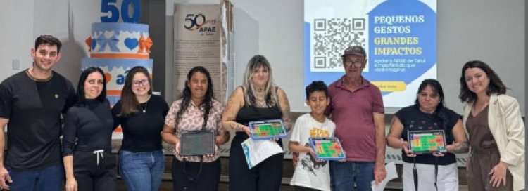 APAE de Tatuí inicia projeto de Comunicação Aumentativa e Alternativa para ampliar a voz de crianças com necessidades complexas de comunicação