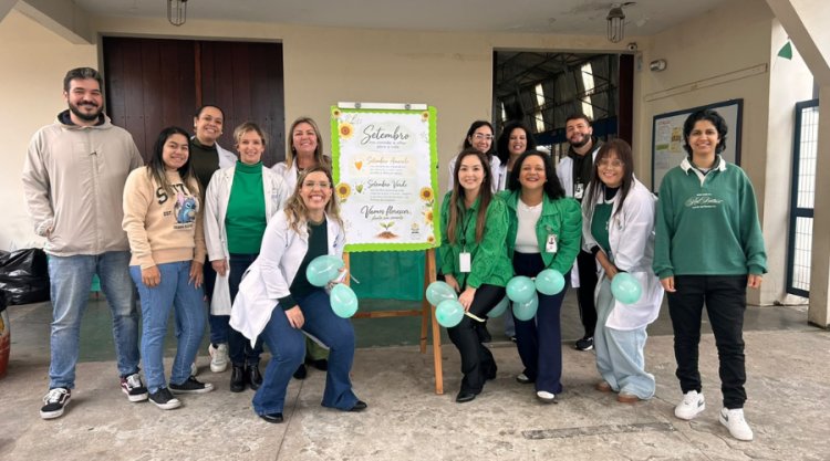 Saúde e Assistência Social da APAE de Mogi promovem ação do Setembro Verde e Amarelo