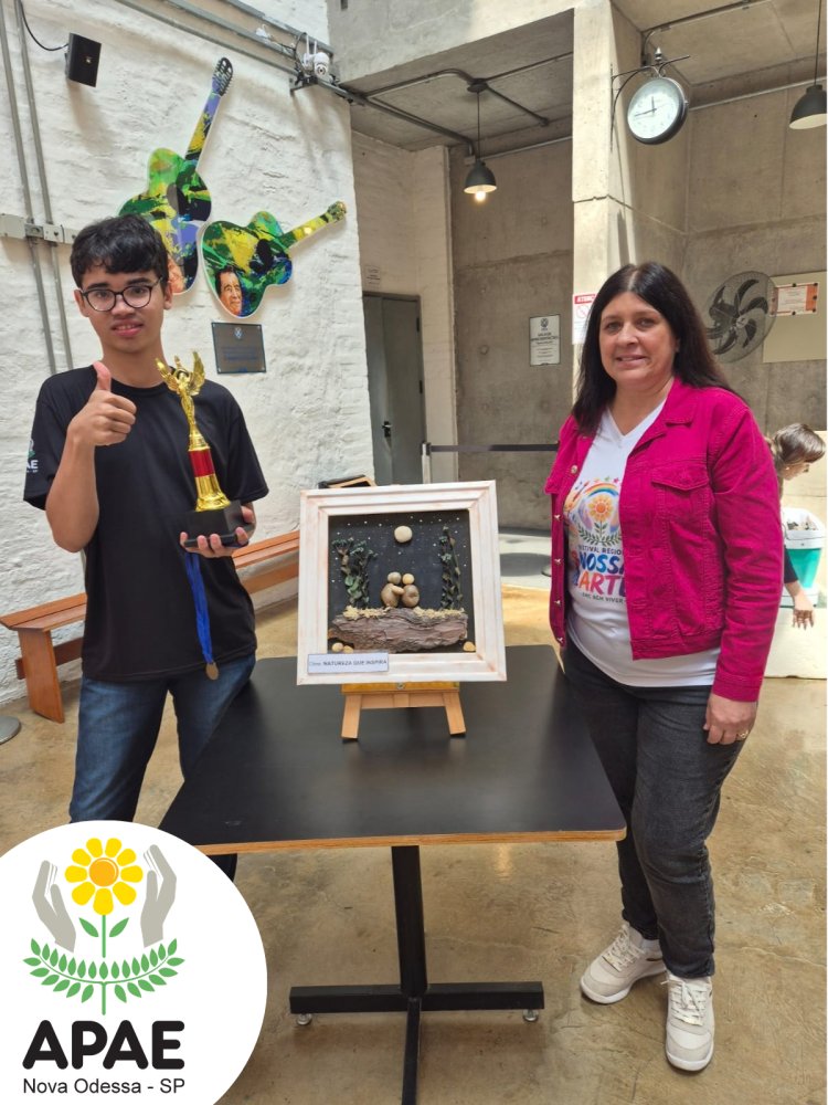 APAE de Nova Odessa conquista 1º lugar no Festival Regional Nossa Arte