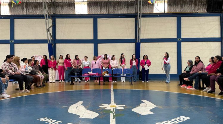 Outubro Rosa Inclusivo promove reflexão sobre autocuidado com mães e responsáveis na APAE de Mogi das Cruzes